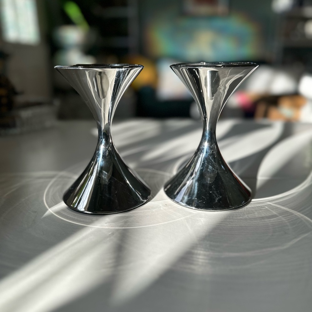 Robert Welch Candle Holders set of 2